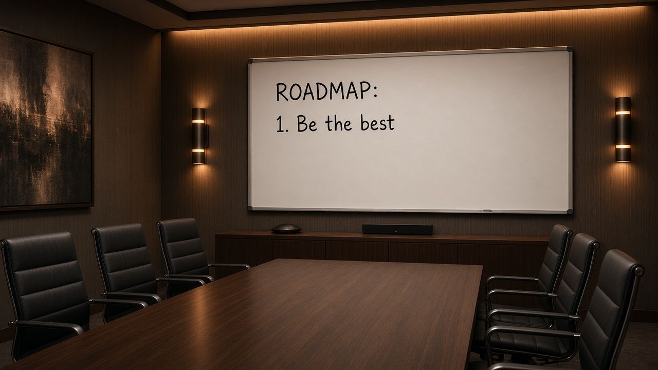 The $BEST roadmap on a whiteboard